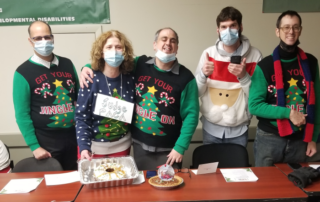 Self advocates with Paca