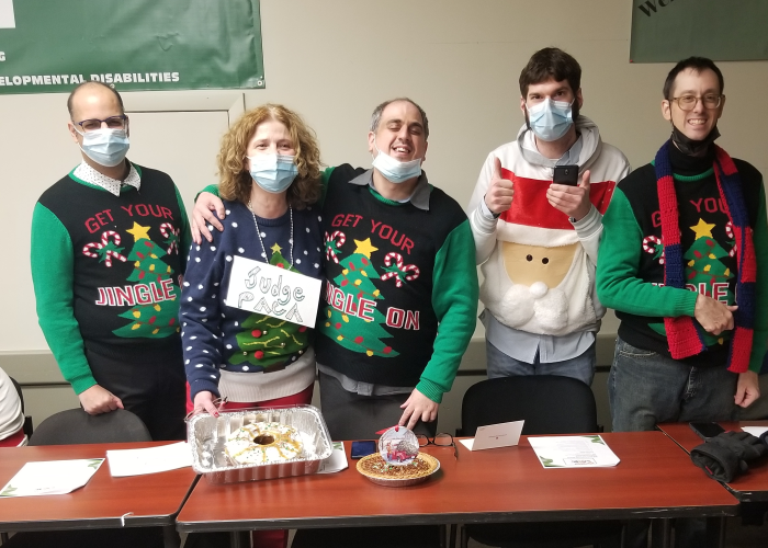 Self advocates with Paca