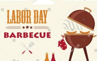 Labor Day Barbecue picture with a grill