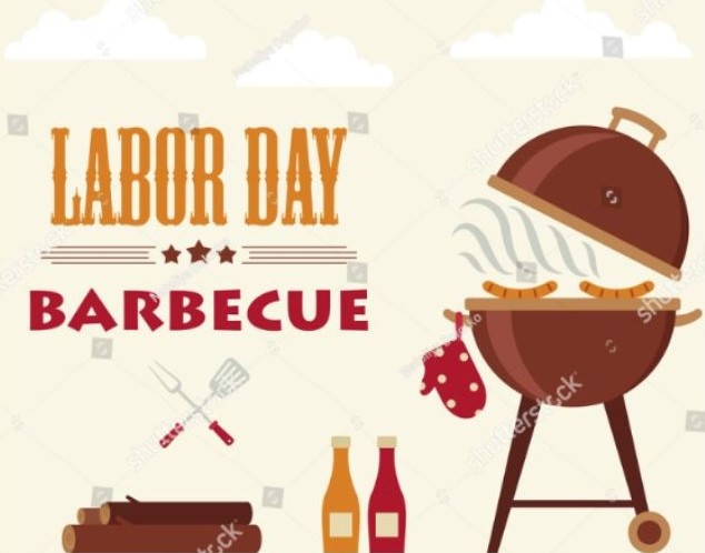 Labor Day Barbecue picture with a grill