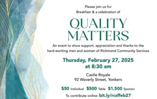 Quality Matters Breakfast poster
